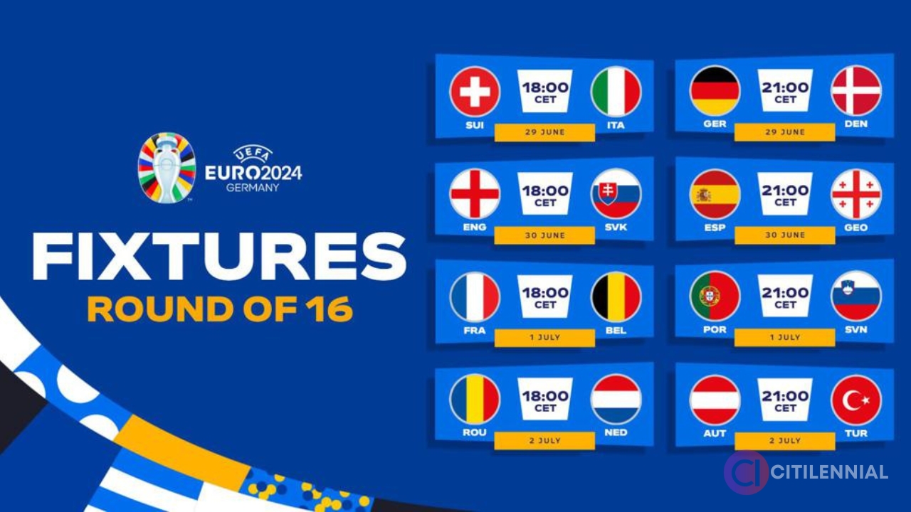 Confirmados los octavos de final de la EURO 2024 CITILENNIAL